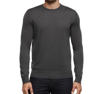 Banana Republic Men's Merino Wool ceewneck Sweater Gray